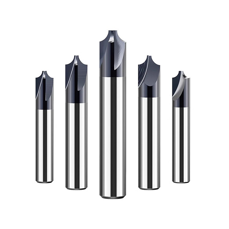 TiSiN Coated R1.5-R2.0 Carbide Corner Rounding End Mill CNC Router Bit Cutter