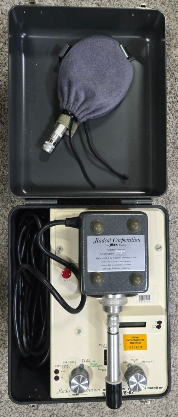 Radcal Corporation mdh Radiation Monitor Mod 10X5-6 10X5-180 Electrometer Tested
