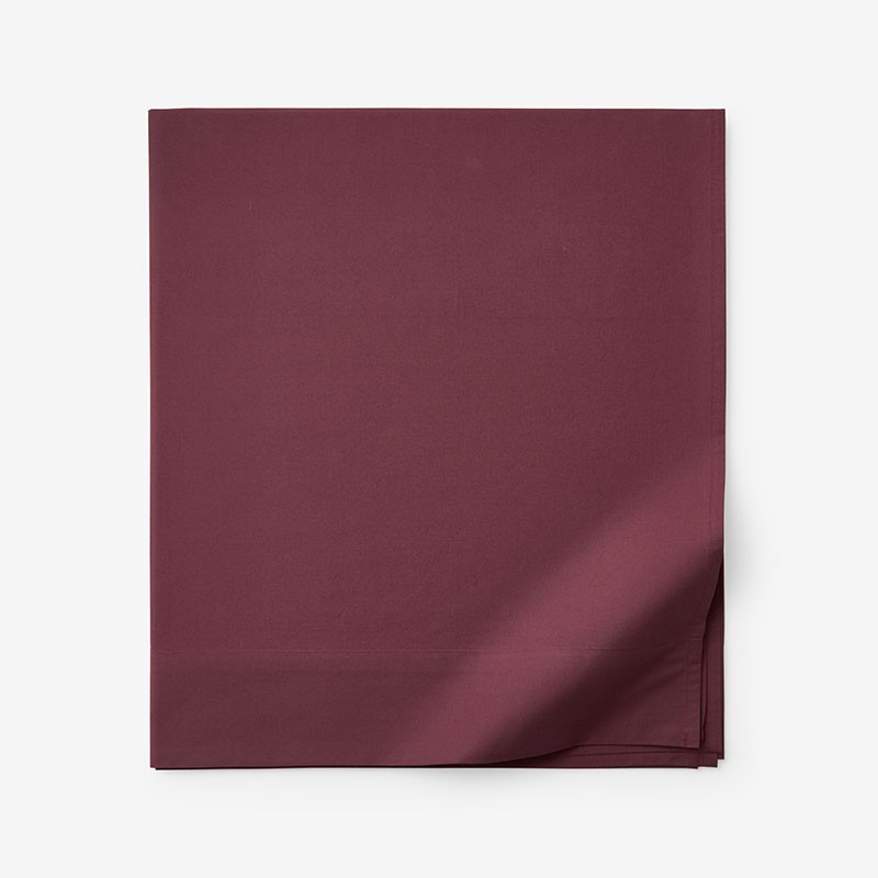 Classic Cool Cotton Percale Flat Bed Sheet-TheCompanyStore|61083