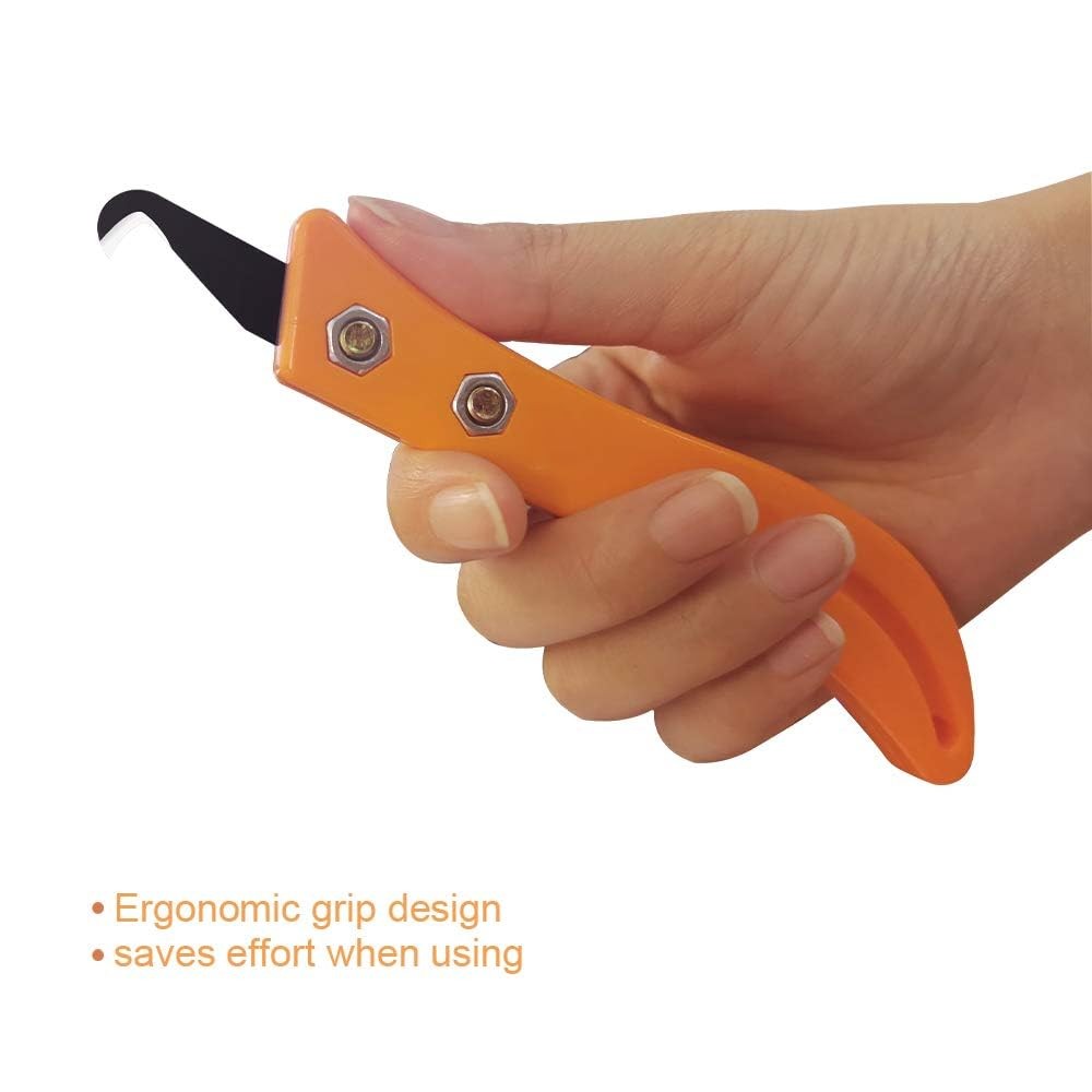 Hook Blade Utility Knife with Blades Golf Grip Removal Tool Hook Knife Utility