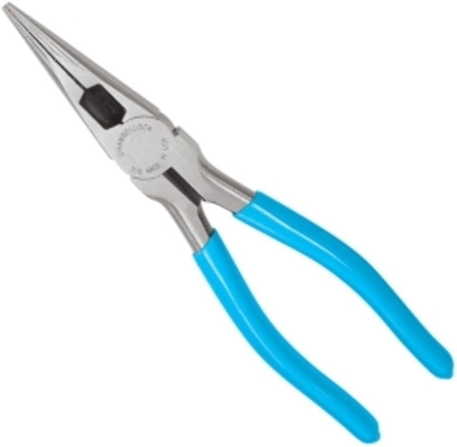 Channellock 318 Long Nose Plier 8" High Carbon Steel Plastic-Dipped