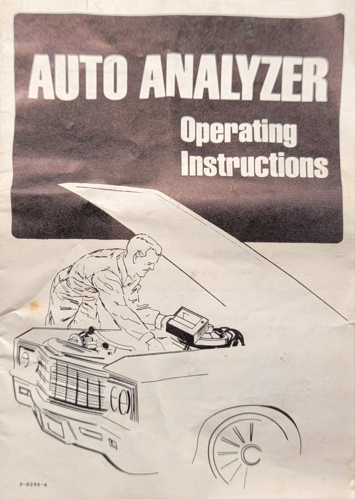 Vintage ICS DELUXE AUTO ENGINE ANALYZER w/ Timing Light, Cables, Instructions