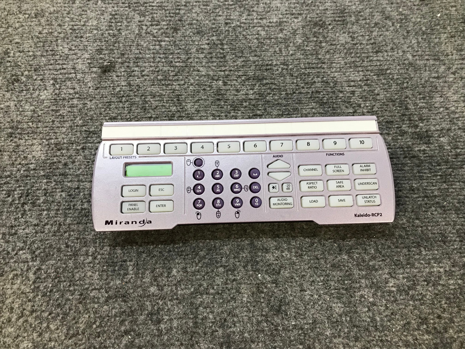 Miranda Technologies INC KALEIDO-RCP2 Control Panel