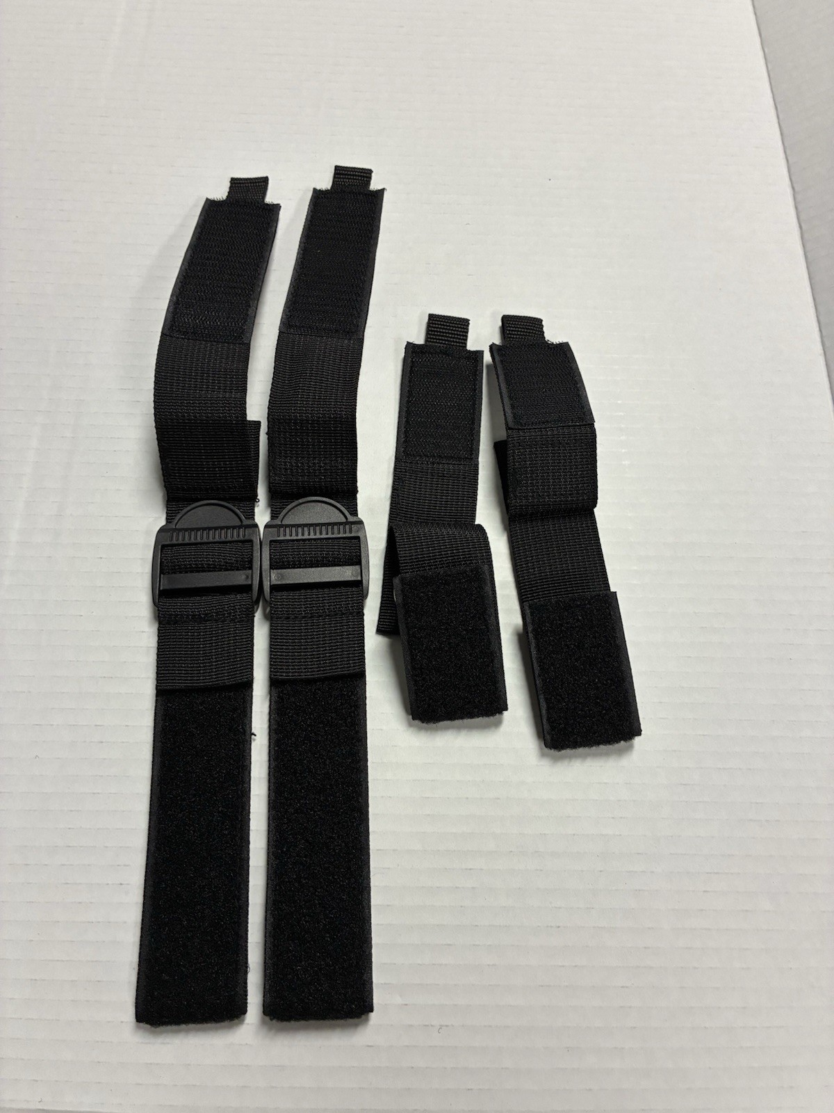 Adjustable Heavy Duty 4 Pack Black