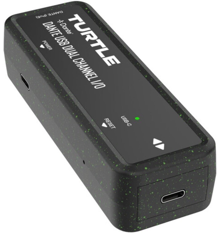 Turtle AV TAV-D2USB Dual-Channel USB-C to Dante I/O Adapter
