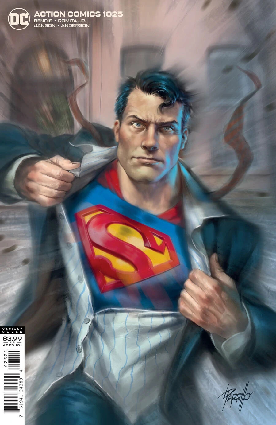 Action Comics #1025 Lucio Parrillo Variant Cover DC Comics December 2020