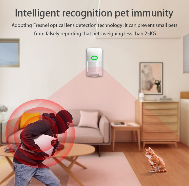 Tuya Smart WiFi Infrared Detector PIR Motion Sensor Home Security Google Alexa