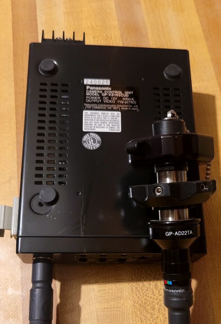 Panasonic Camera  Control Console GP-KS162UD with GP-AD22TA head