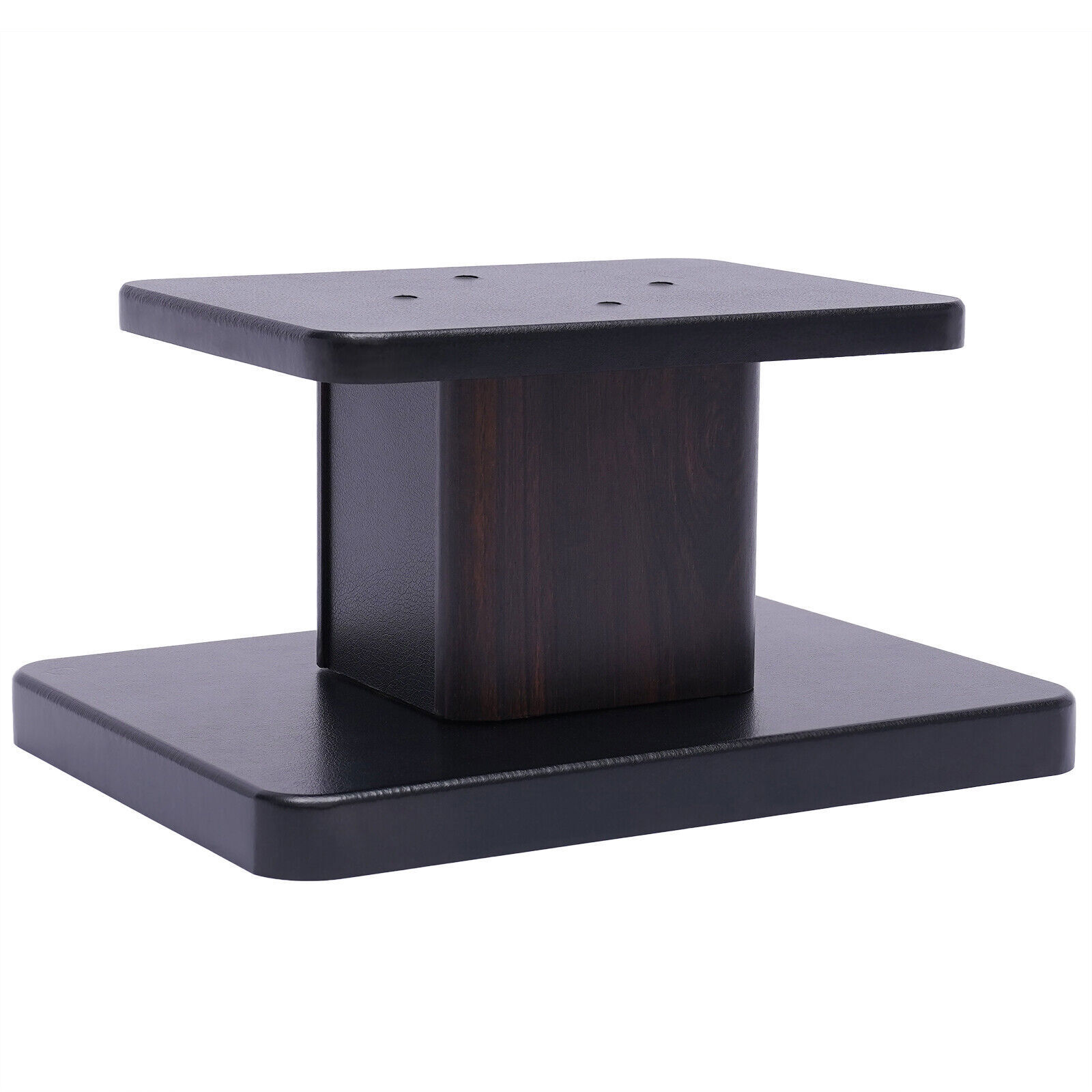 Elegant Black Walnut Speaker Stands for Bookshelf or Desktop Use