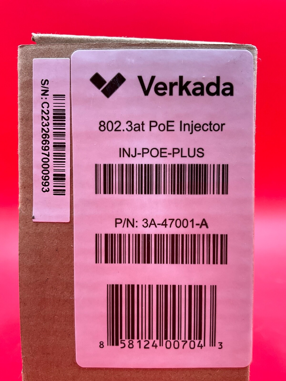Verkada 802.3at PoE Injector INJ-POE-PLUS NEW SEALED BOX✅❤️️✅❤️️