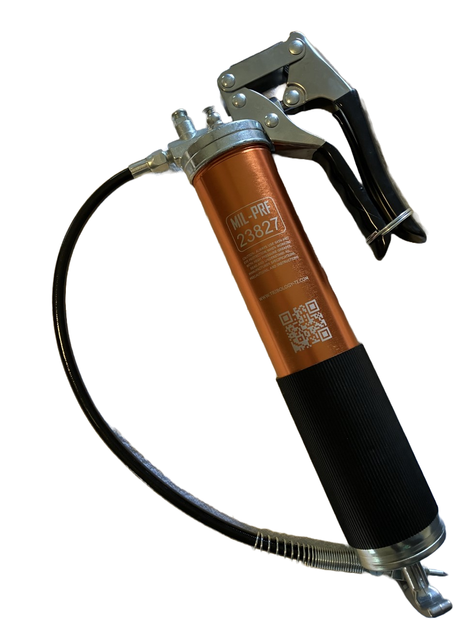 Aviation, A&P 5000 PSI Pistol Grip Anodized Grease Gun MIL-SPEC Inscribed.