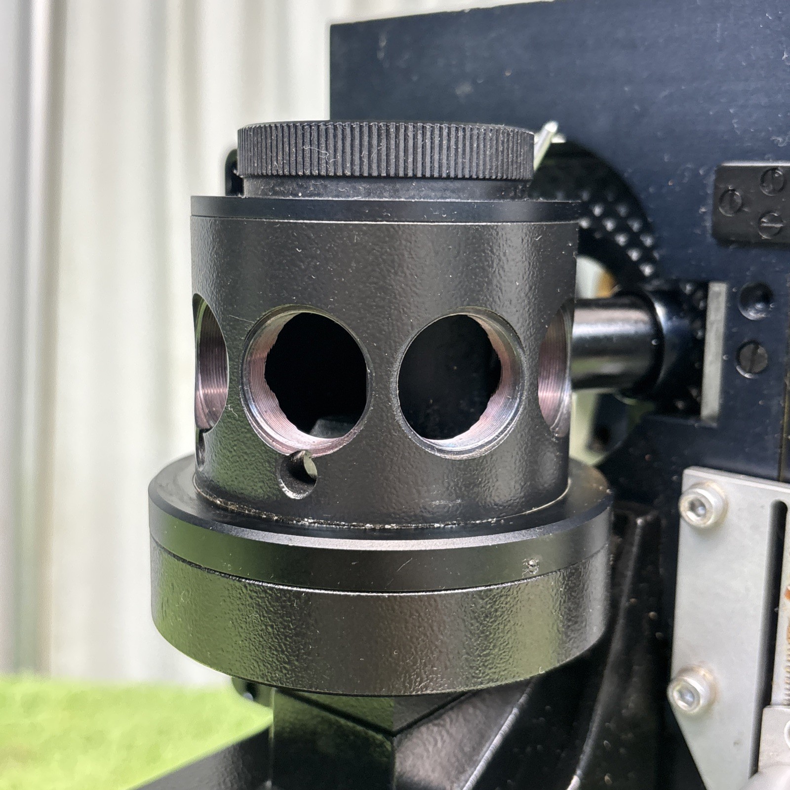 Ernst Leitz Wetzlar Microscope fluorescence? stage rotating mirrored condenser?