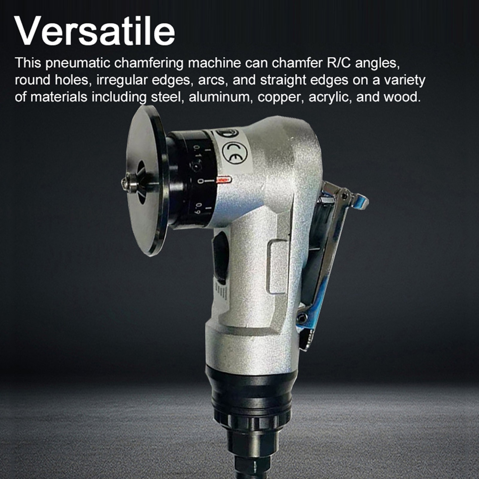 Pneumatic Chamfering Machine Carpenter Chamfering Tool Portable Handheld Gr ATMY