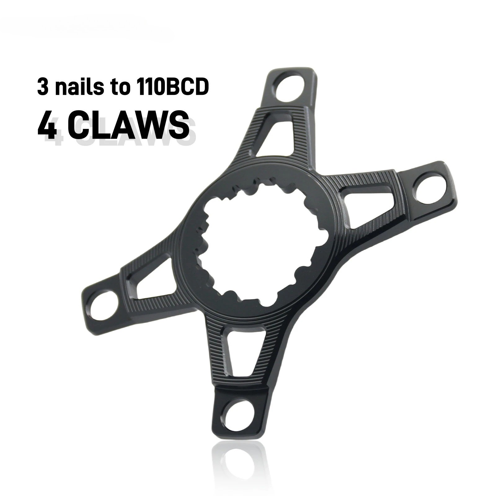 Road Bike Chainring Adapter 3nails To 110BCD Converter 3bolts Direct Mount