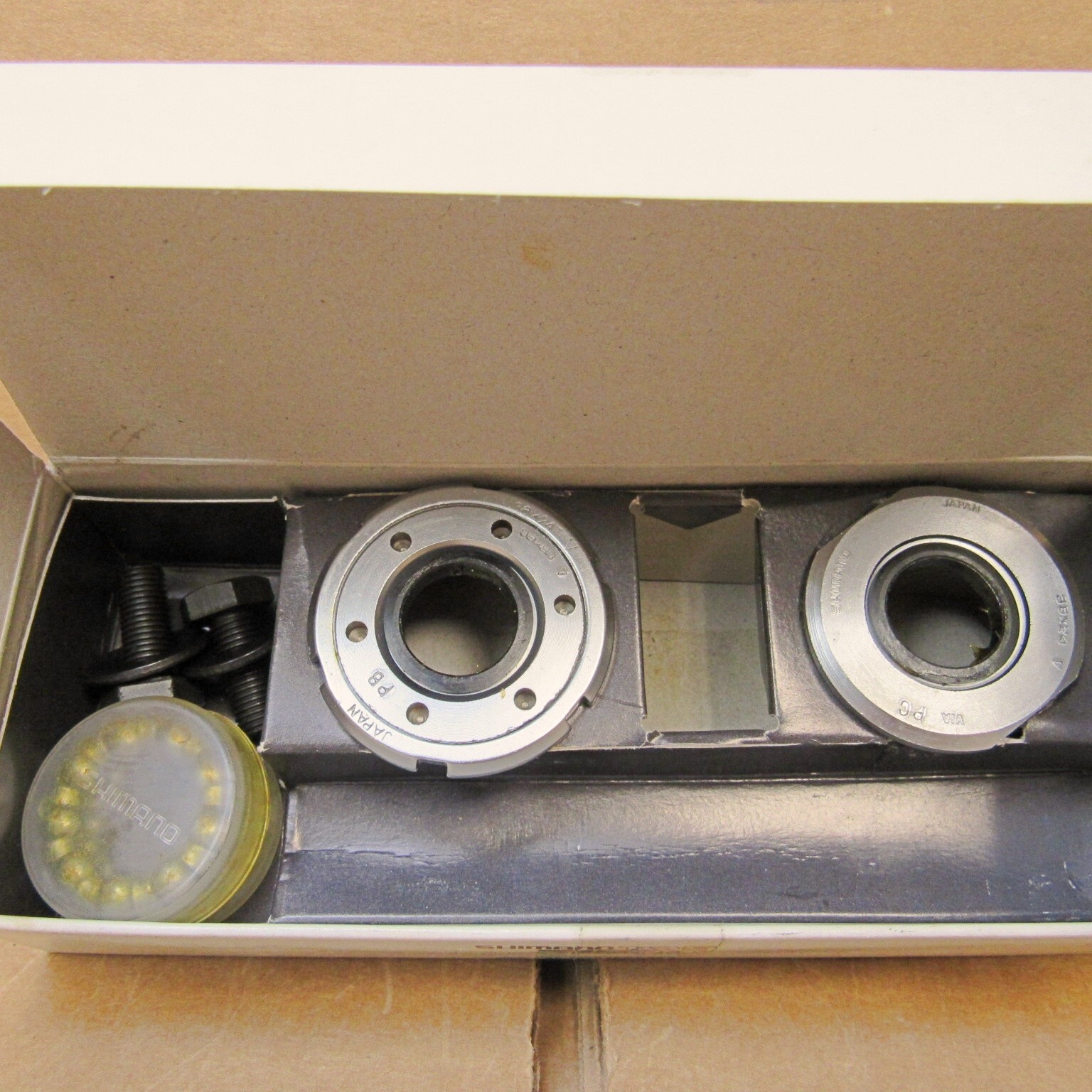 New-Old-Stock Shimano 105 Bottom Bracket Cups...Italian (36mm x 24 tpi)