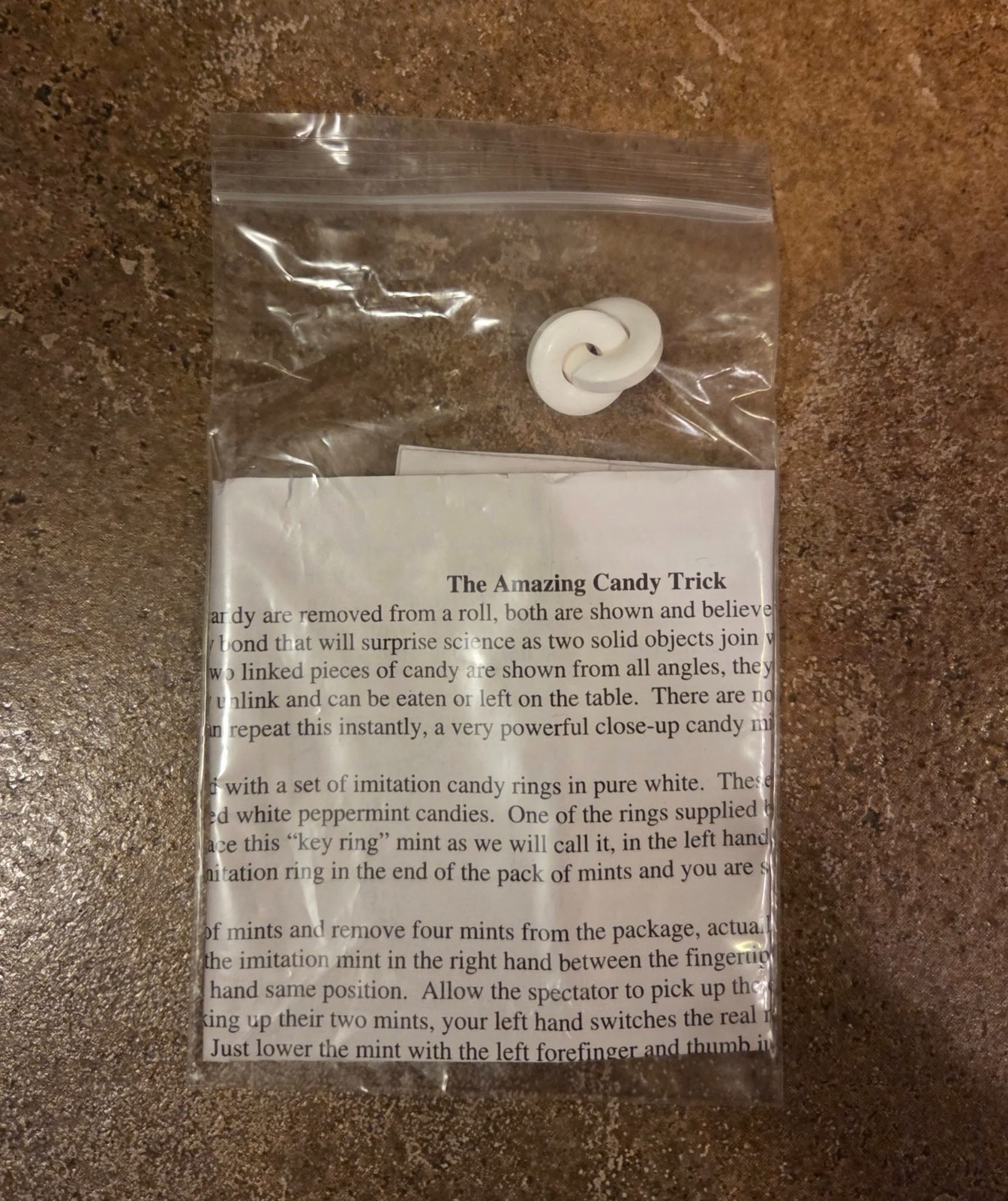 Life Saver Candy Magic Mentalism Tricks