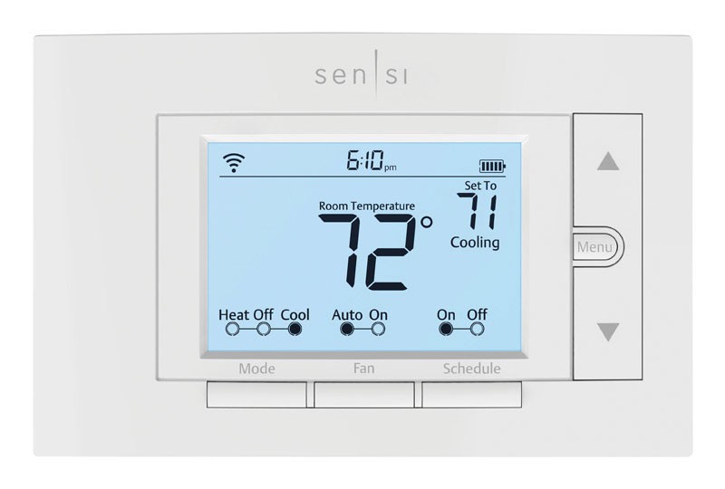 Emerson ST55 Built In Wi-Fi 24V Heating & Cooling Push Buttons Smart Thermostat