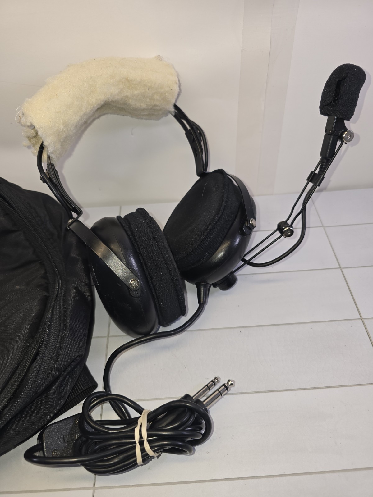 Flightcom Aviation Helicopter Headset Flight Com