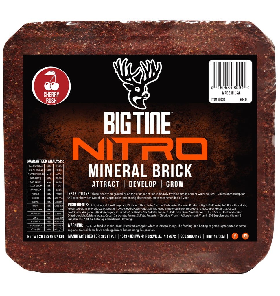 Nitro Mineral Deer Attractant Block 20 lbs