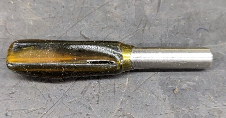 Tarpley Carbide Tipped Straight Router 25/64" CD 1/4" SH E13-254-1M 2 Flute USA