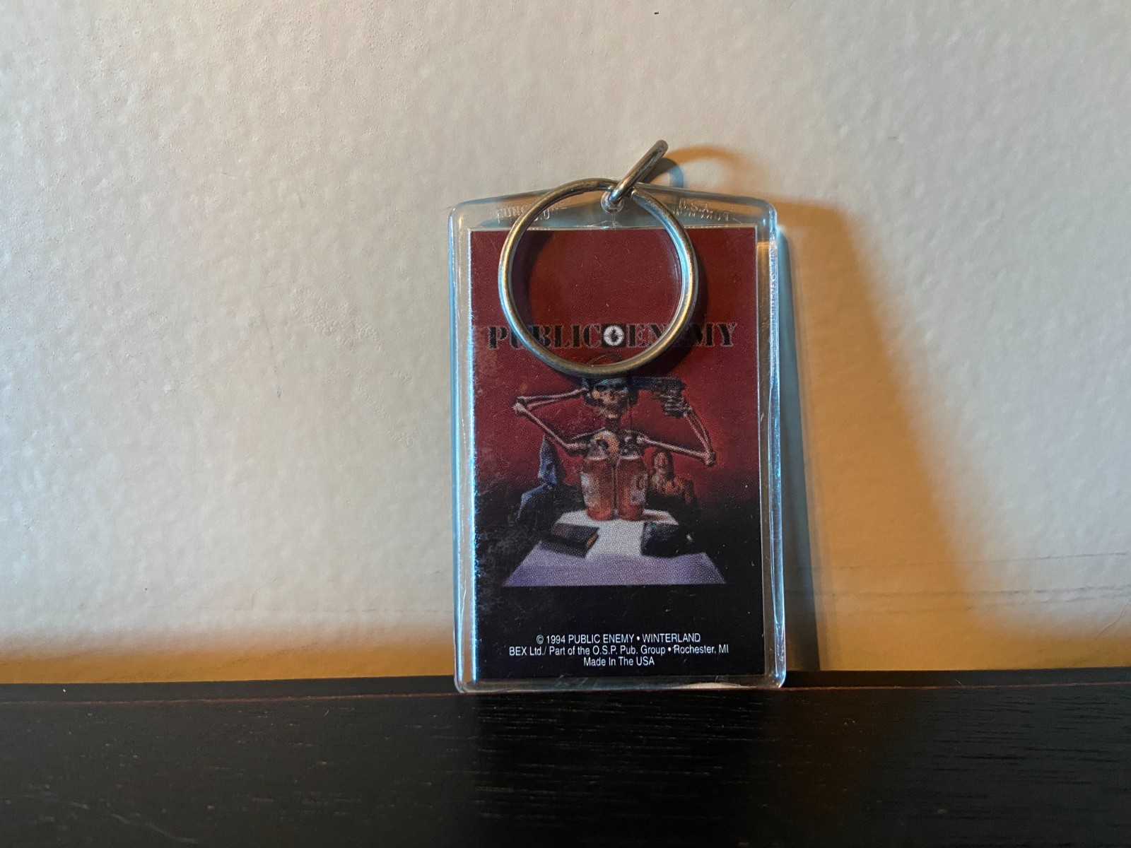 1994 Public Enemy Plastic Keychain