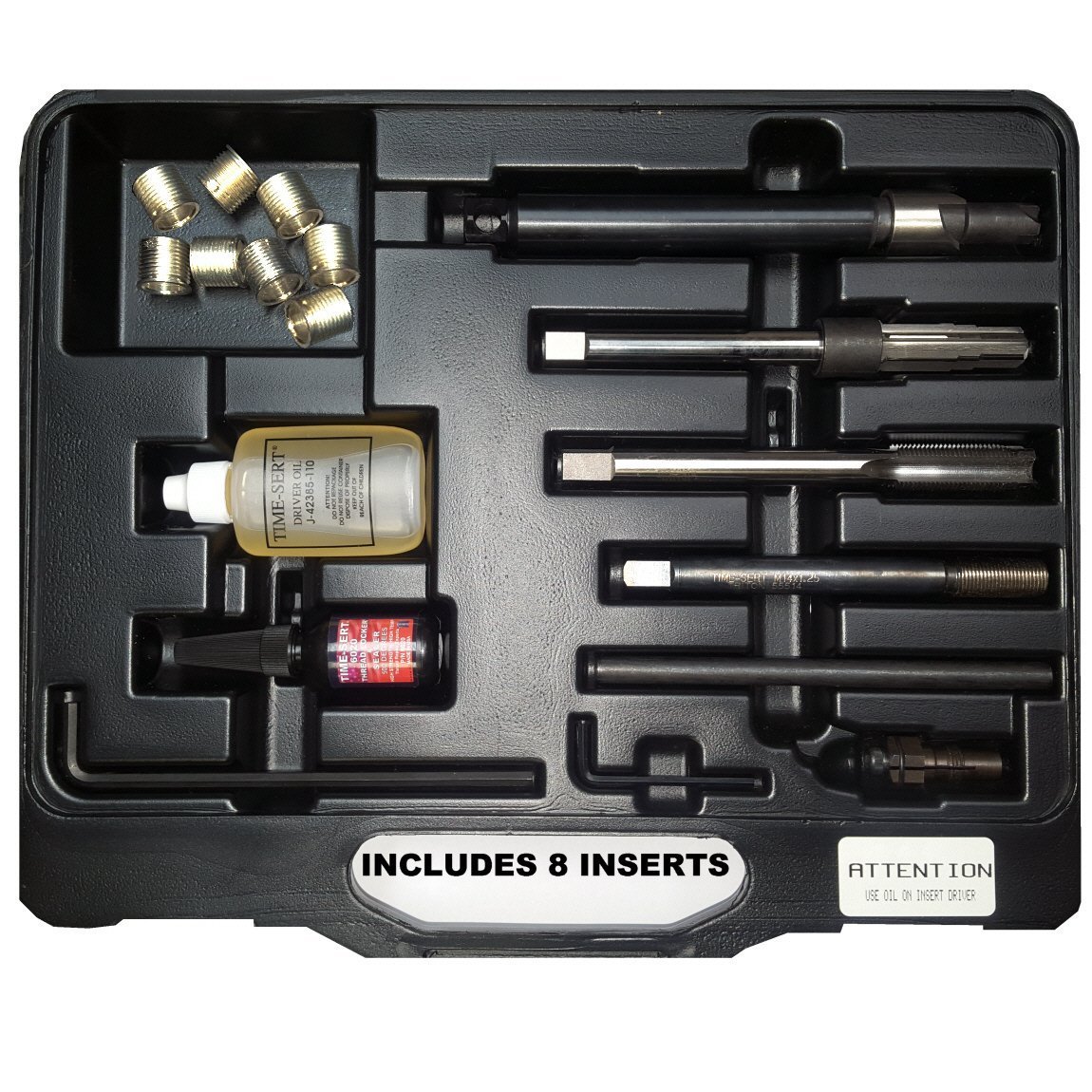Big-Sert 5553-8 M14 x 1.25 Ford Triton Spark Plug Thread Repair Kit w/ 8 Inserts