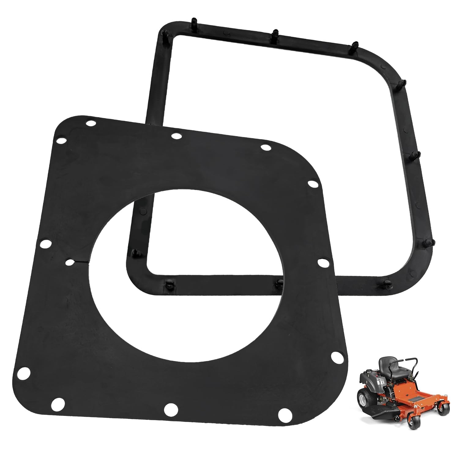 deawater 532192550 Bagger Top Seal & 532192603 Plastic Gasket Cover for Husqv...