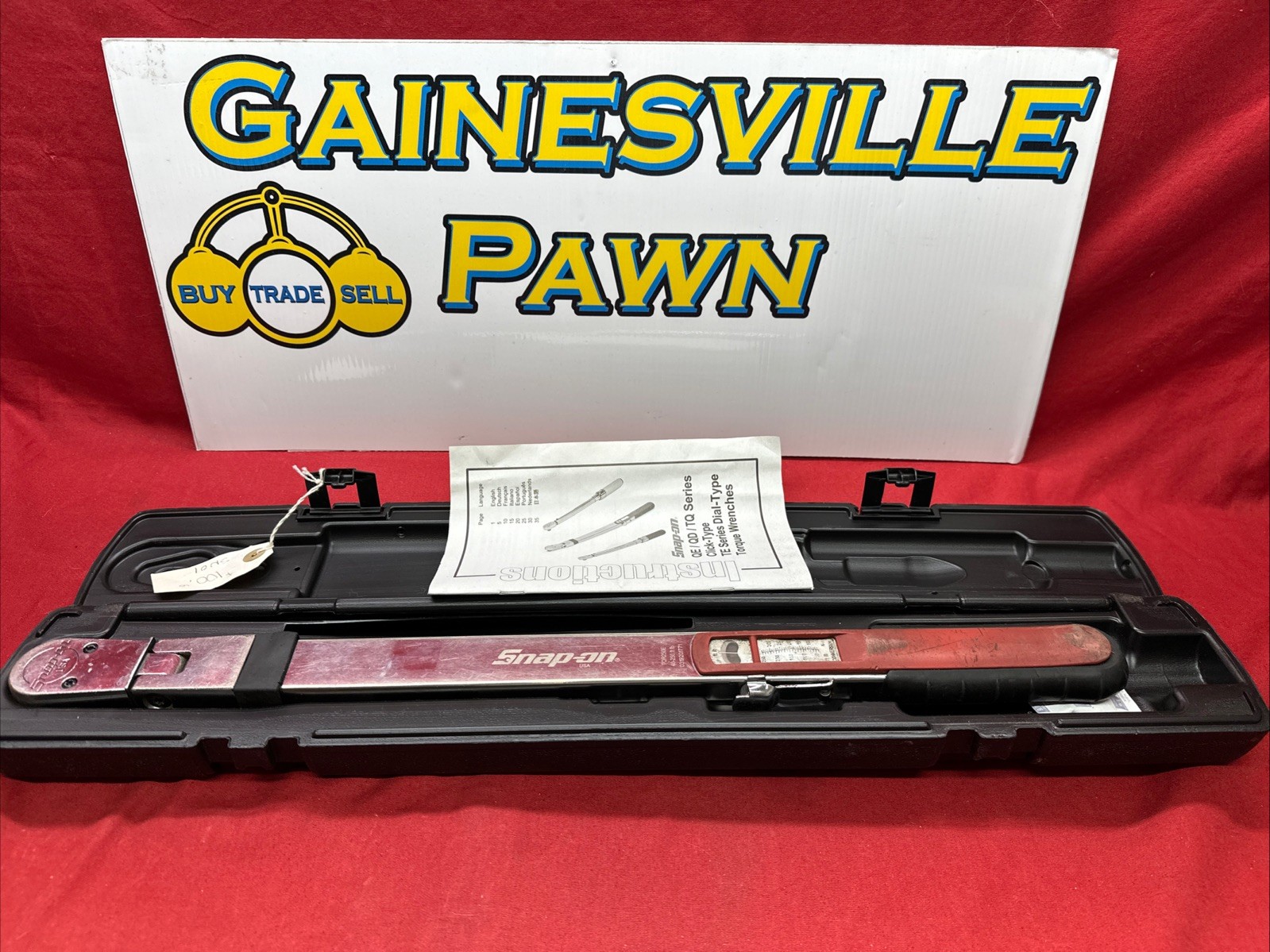 SNAP-ON TQR250E TORQUE WRENCH 40-250 FT LB FLEX HEAD SNO1