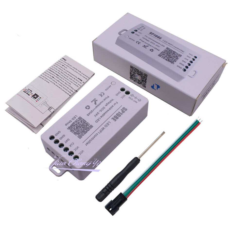 SP108E WIFI LED Controller Smart APP Control for WS2811 2812 LED Strip DC5-24V