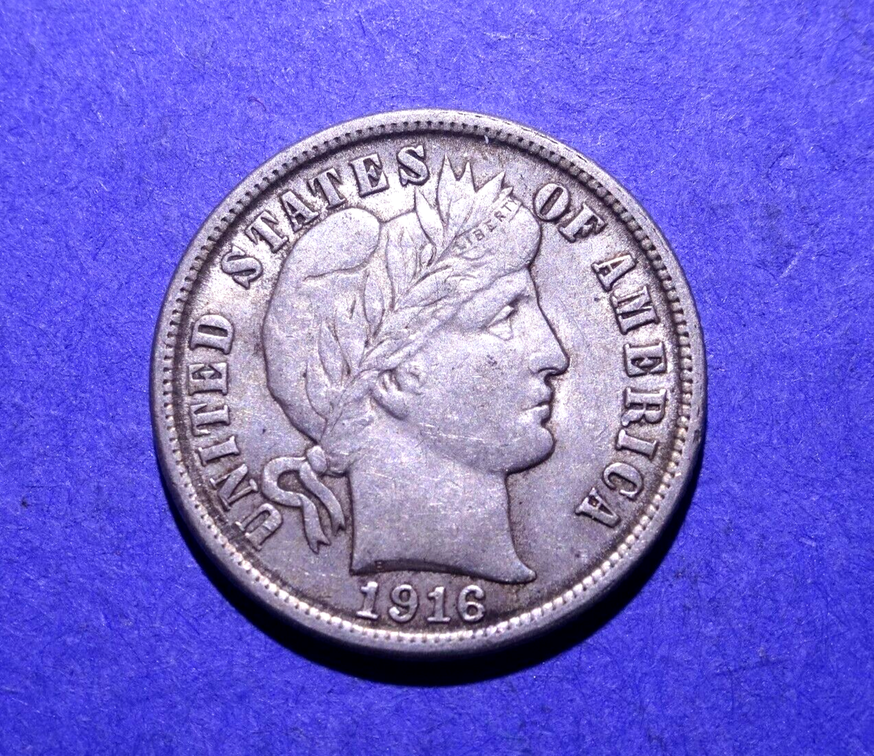 1916 Barber Dime Ch. XF