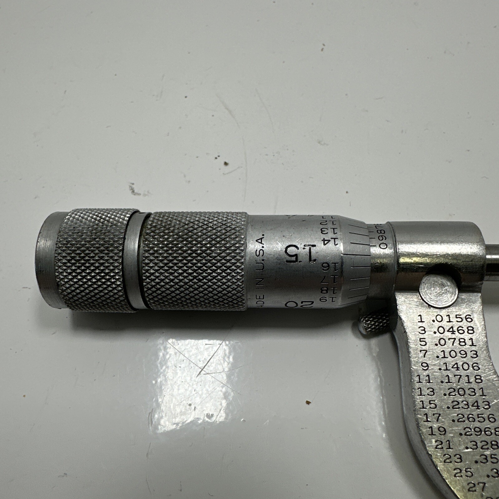 Lufkin CT1661V Micrometer 0-1" USA