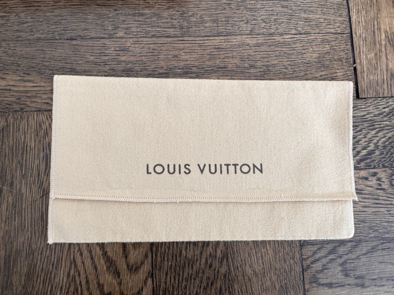Authentic Louis Vuitton Dust Bag Envelope Flap Style Size 9x5”  (1Piece) Used