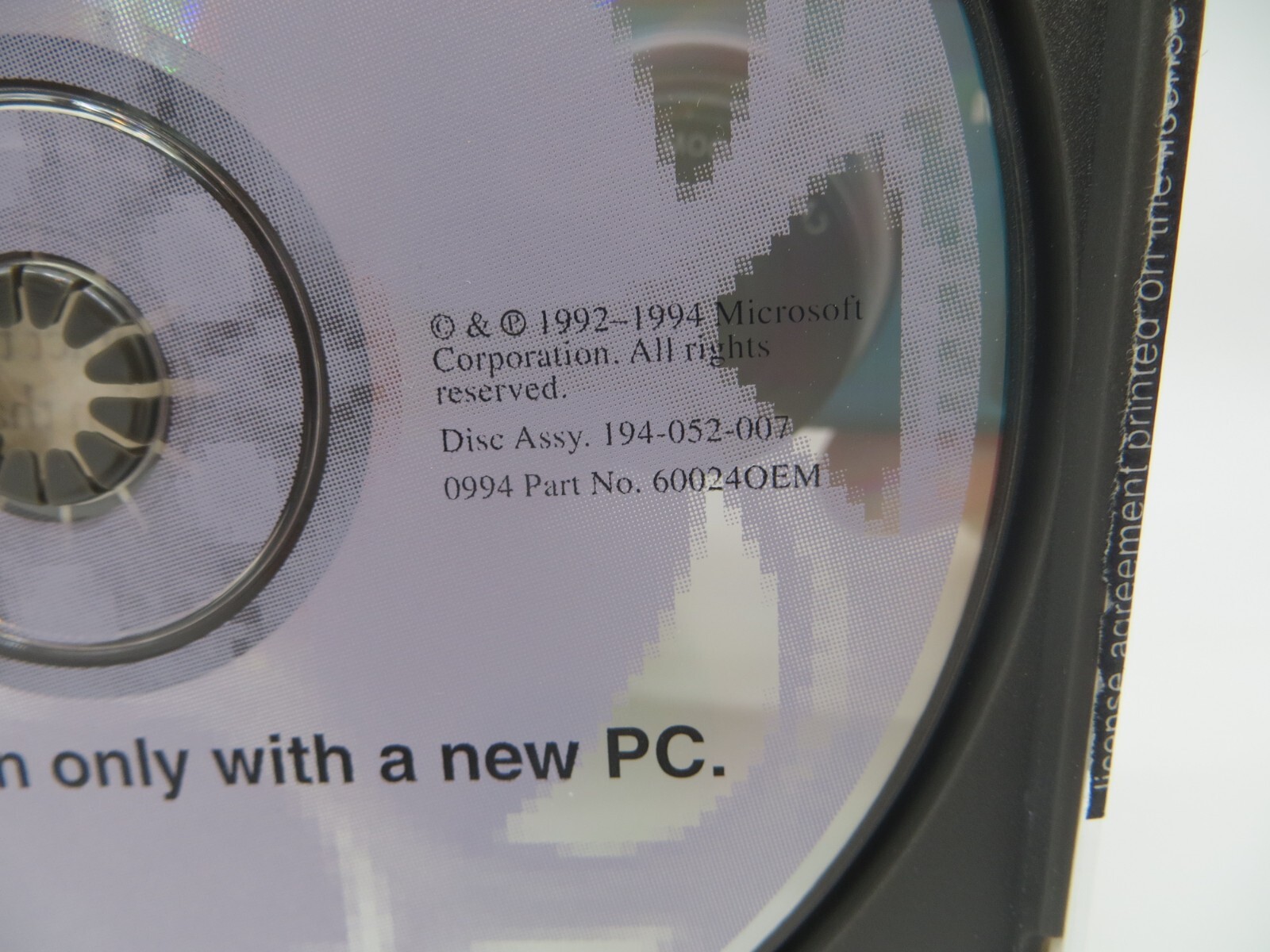 Microsoft Cinemania '95 CD-ROM 600240EM Computer Disc