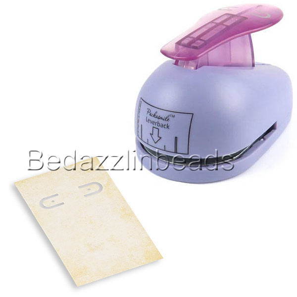 Earring Display Card Hole & Tab Punch For Kidney, Fishhooks, Leverback, Hoops +