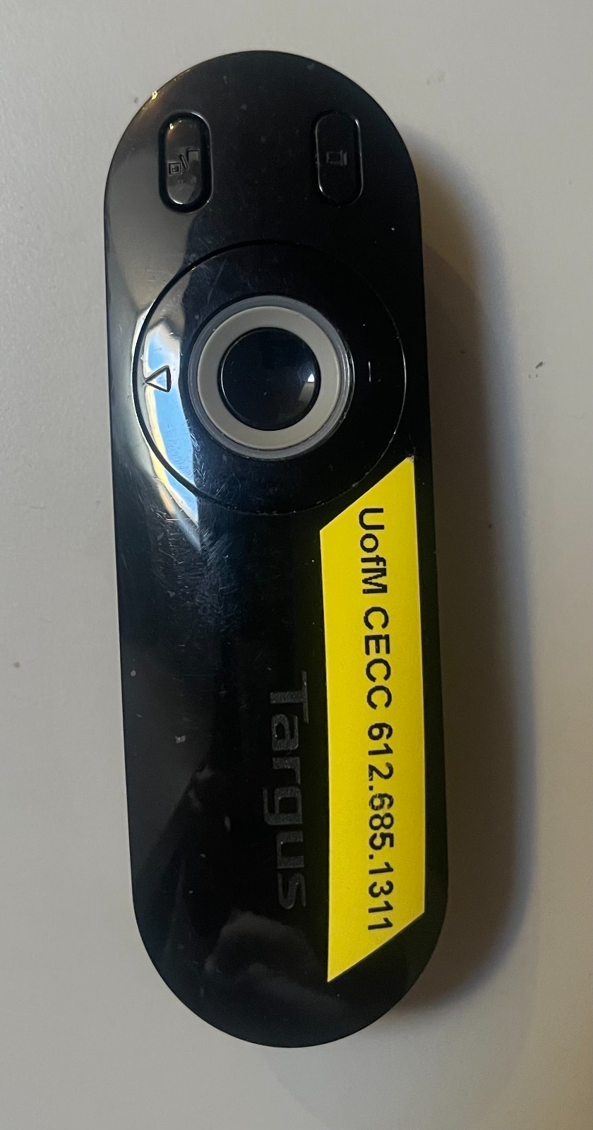Targus Laser Presentation Remote with Key Lock Technology to Lock Non-Essential