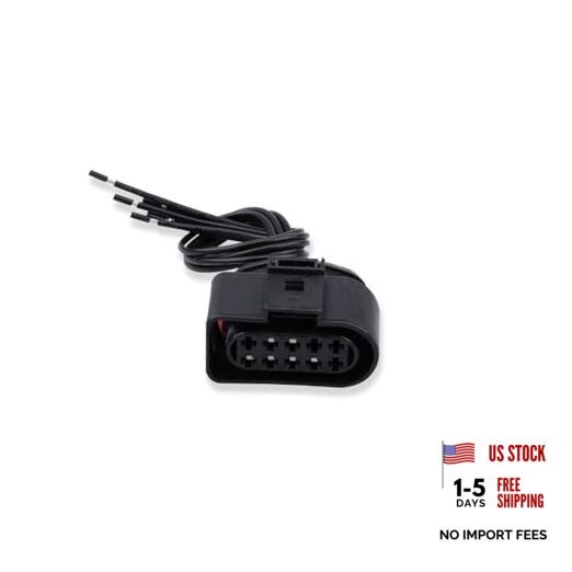 Headlight Pigtail Connector Fit for Kenworth T660 T700, Halogen 1 Pack