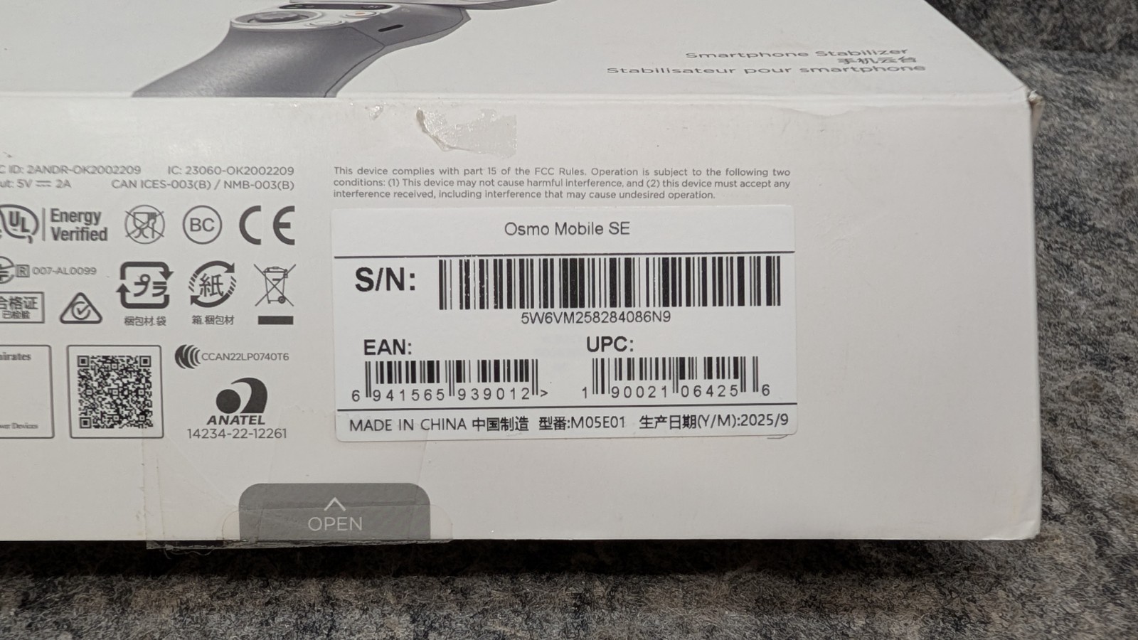 DJI Osmo Mobile SE Gimbal 3-Axis Portable Foldable for Android iPhone 🔥New🔥