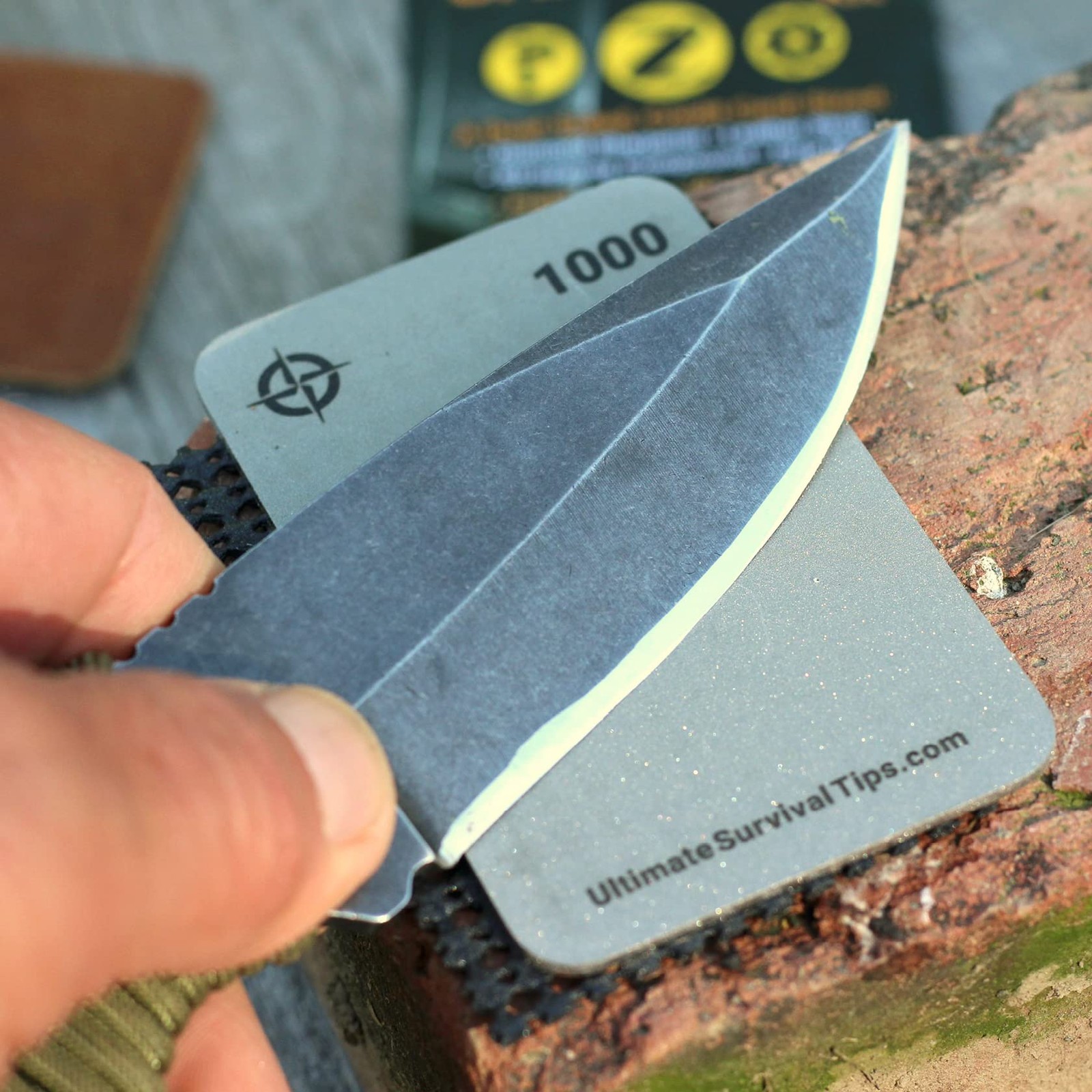 Tiny Survival Knife & Tool Sharpener Kit Ultimate 4in1 Edc Kit Doublesided Dual