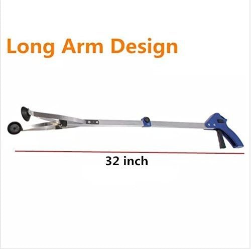 2 Pack Foldable Reacher Grabber Tool Long 32 inch Extender Gripper Tool