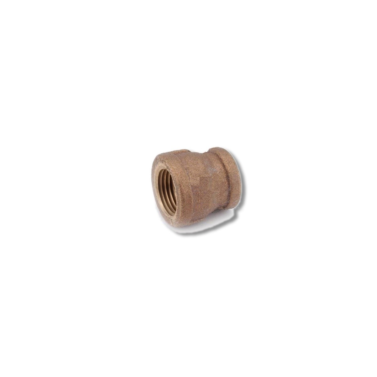 Anderson Metals 3/8 in FPT X 1/4 in FPT Red Brass Reducing Coupling 738119-0604