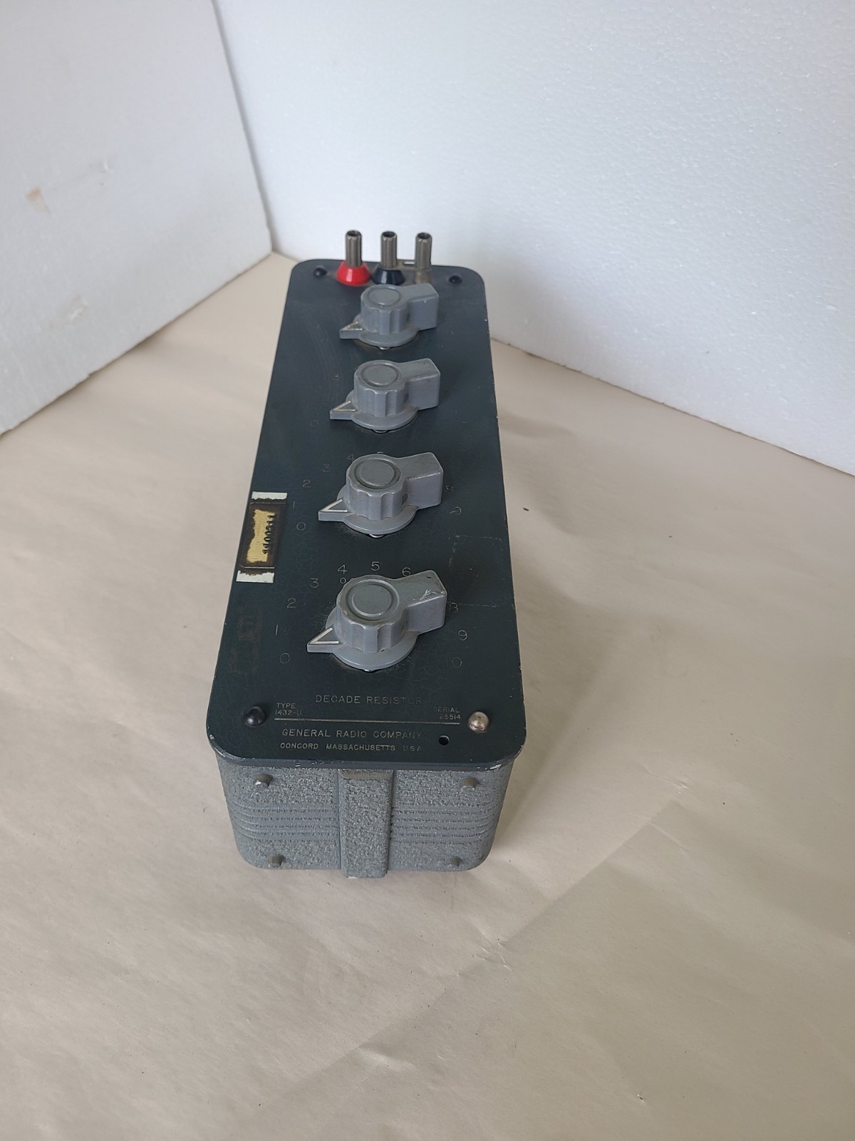 General Radio Company Decade Resistor 1432-U, AS IS UNTESTED