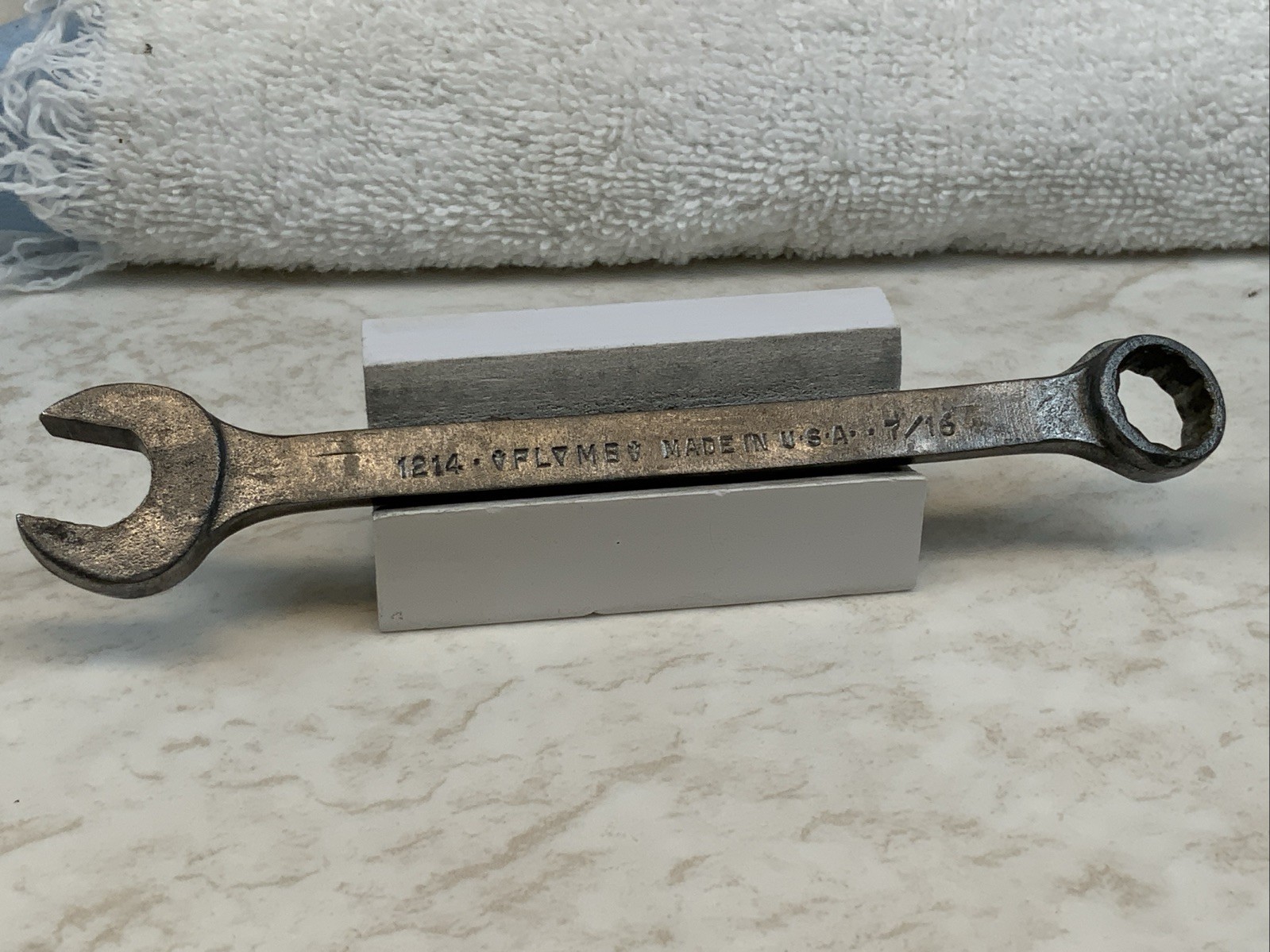 PLVMB PLOMB 1214,  7/16in.  12pt Combination Wrench, USA