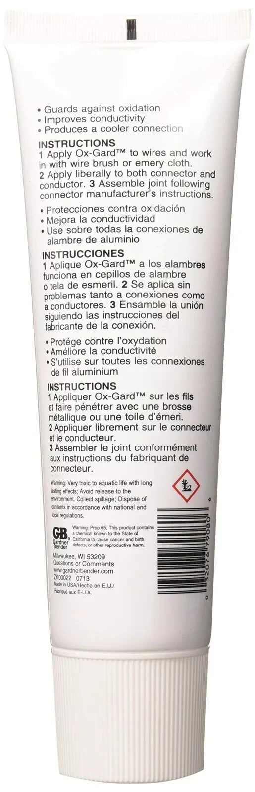 GB Gardner Bender OX 800 8 Oz Anti Oxidant Compound for Reliable Connections