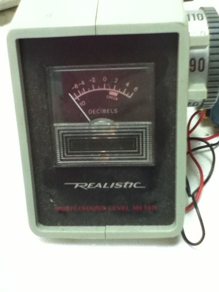 REALISTIC 1101464 MUSIC/SOUND LEVEL METER