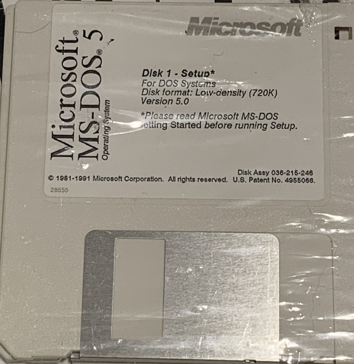 Microsoft Concise Guide to MS-DOS Operating System 5.0 With Disks