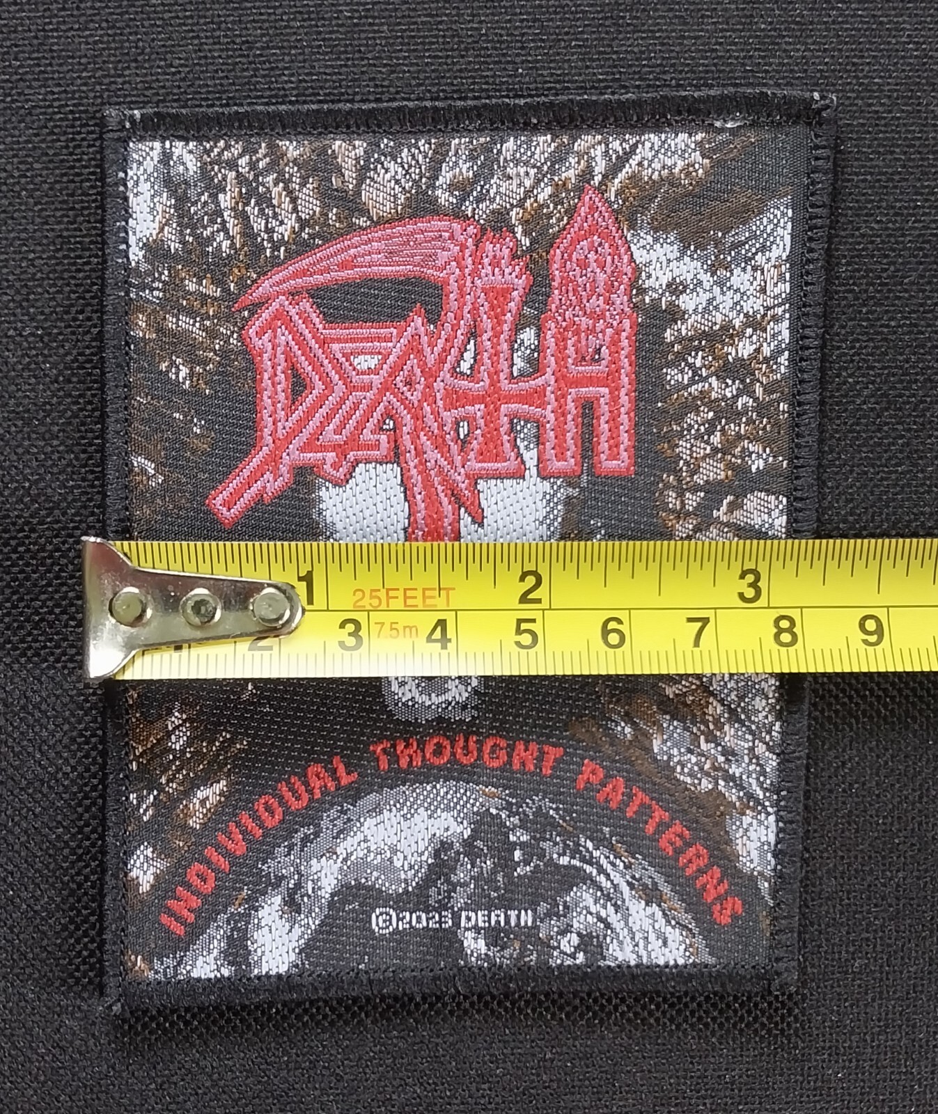 DEATH ~ Individual Thought Patterns LICENSED Woven Band Battle Jacket PATCH