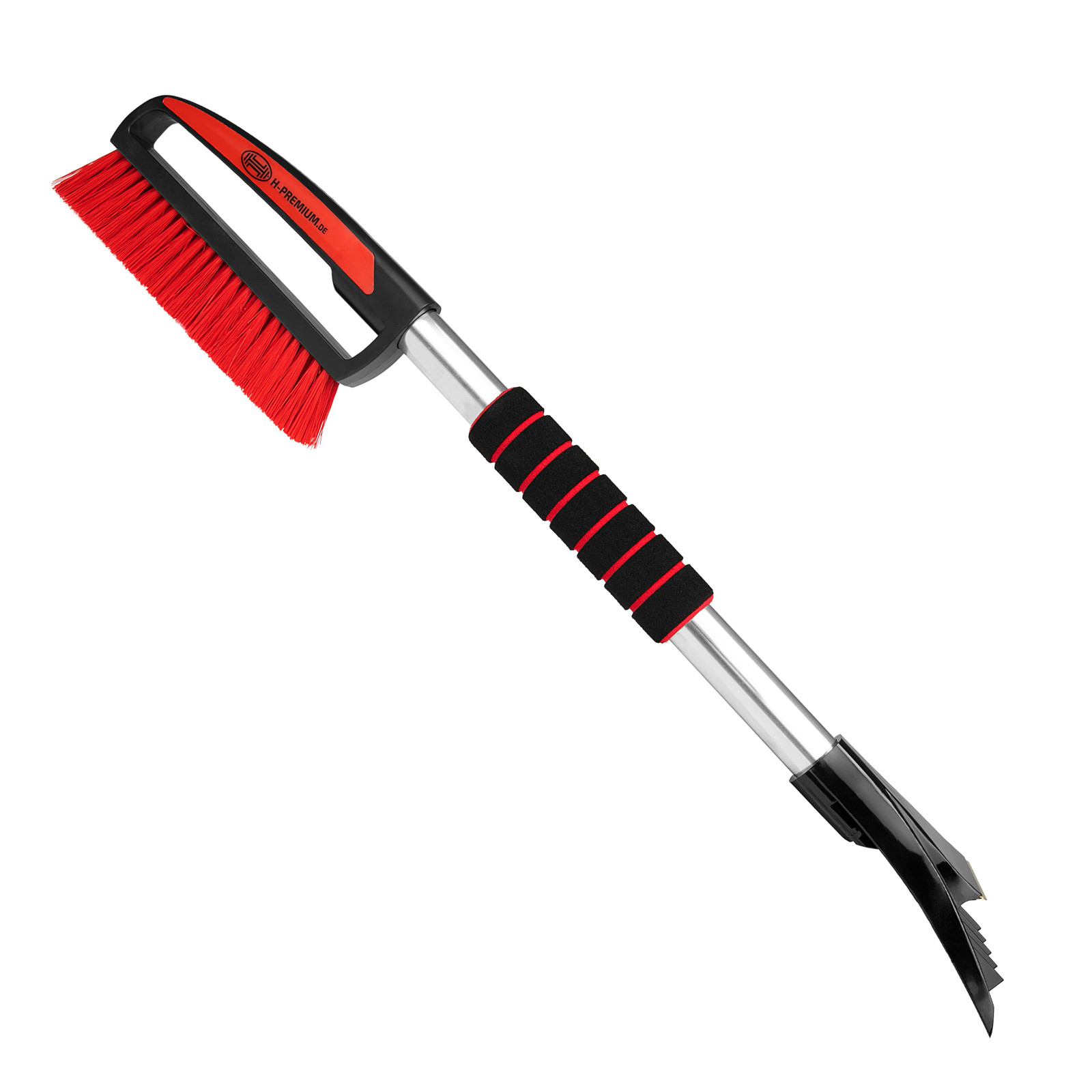 Heyner Ice Scraper Broom SnowStar XL Pro Premium Wide Blade and Brass Blade