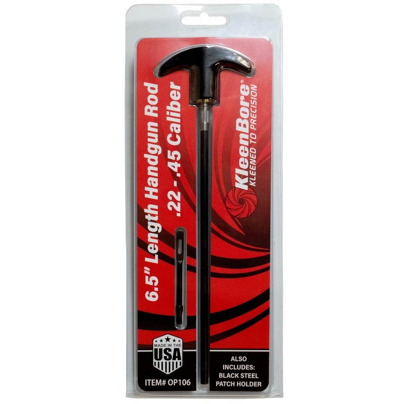 KleenBore OP106 Classic 6.5″ Length Handgun Cleaning Rod for .22-.45 Cal