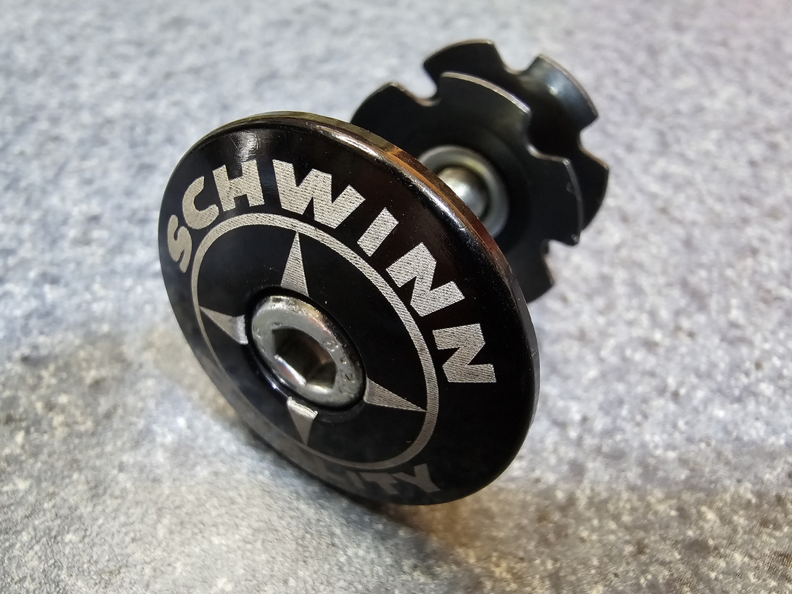 Vintage Schwinn Quality Top Cap 1 1/8 Threadless Headset BMX MTB 90s