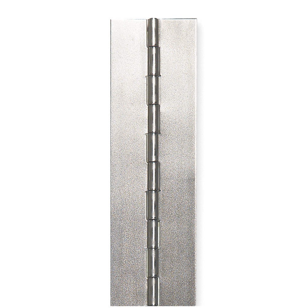 GRAINGER APPROVED 2ZET1 Continuous Hinge,Natural,48" H x 2-1/2"W 2ZET1